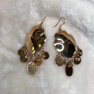 Golden color earrings